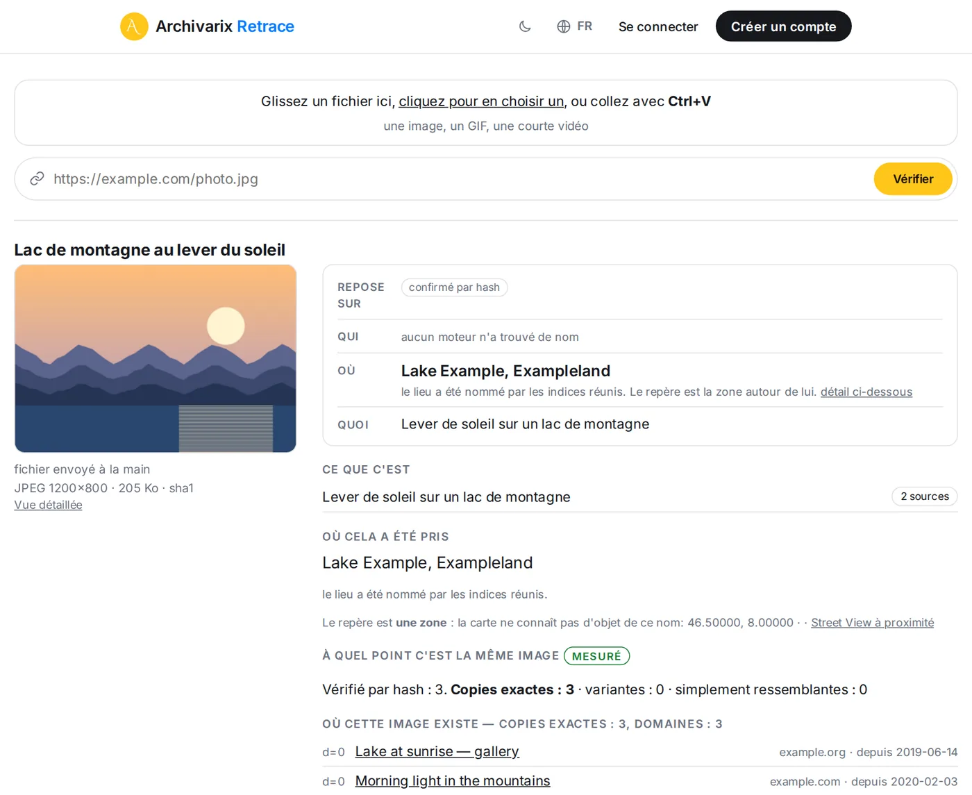 Un rapport terminé