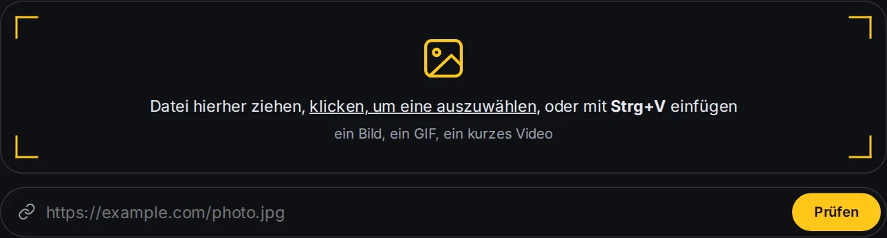 Das Upload-Formular